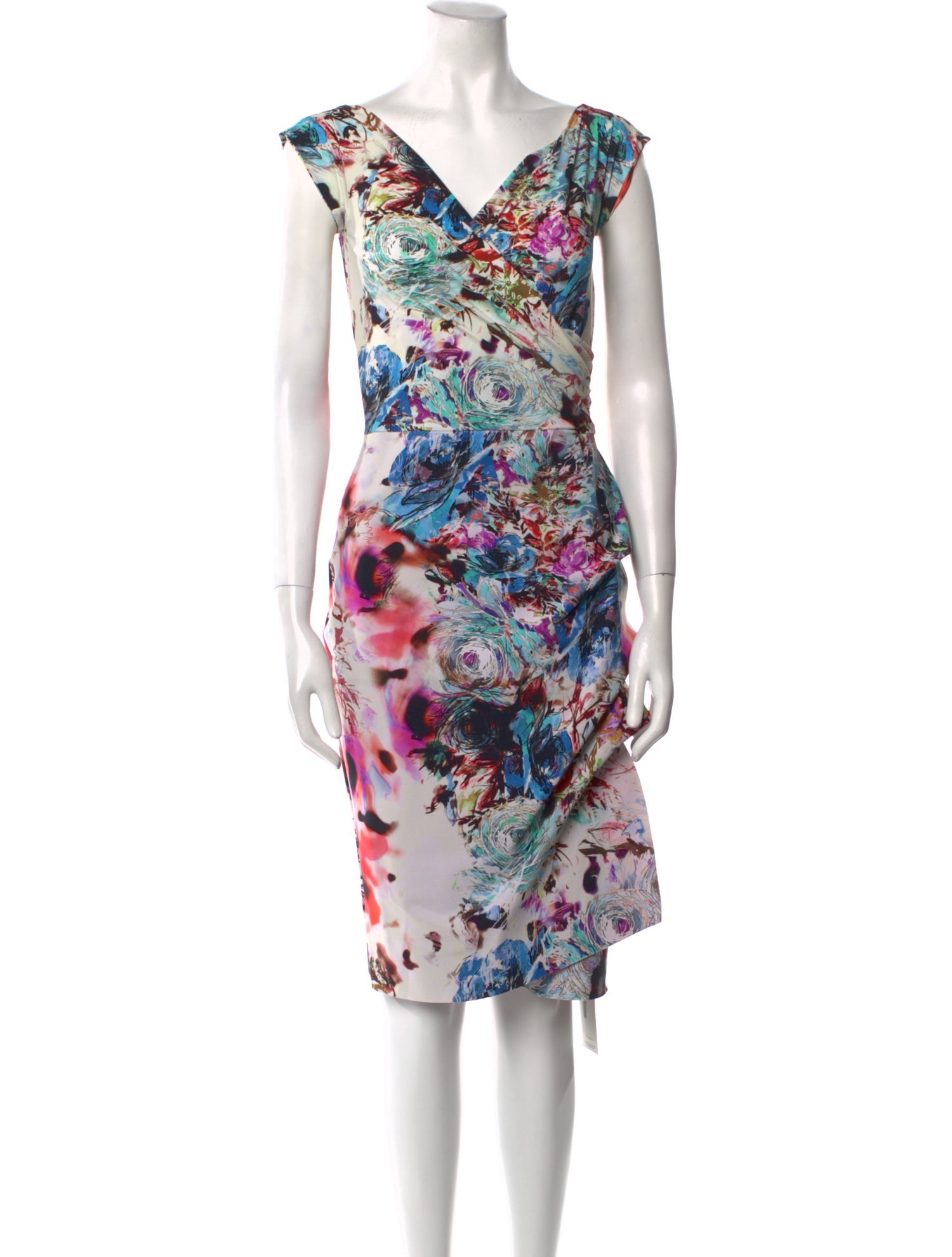 Chiara Boni Printed Knee-Length Dress