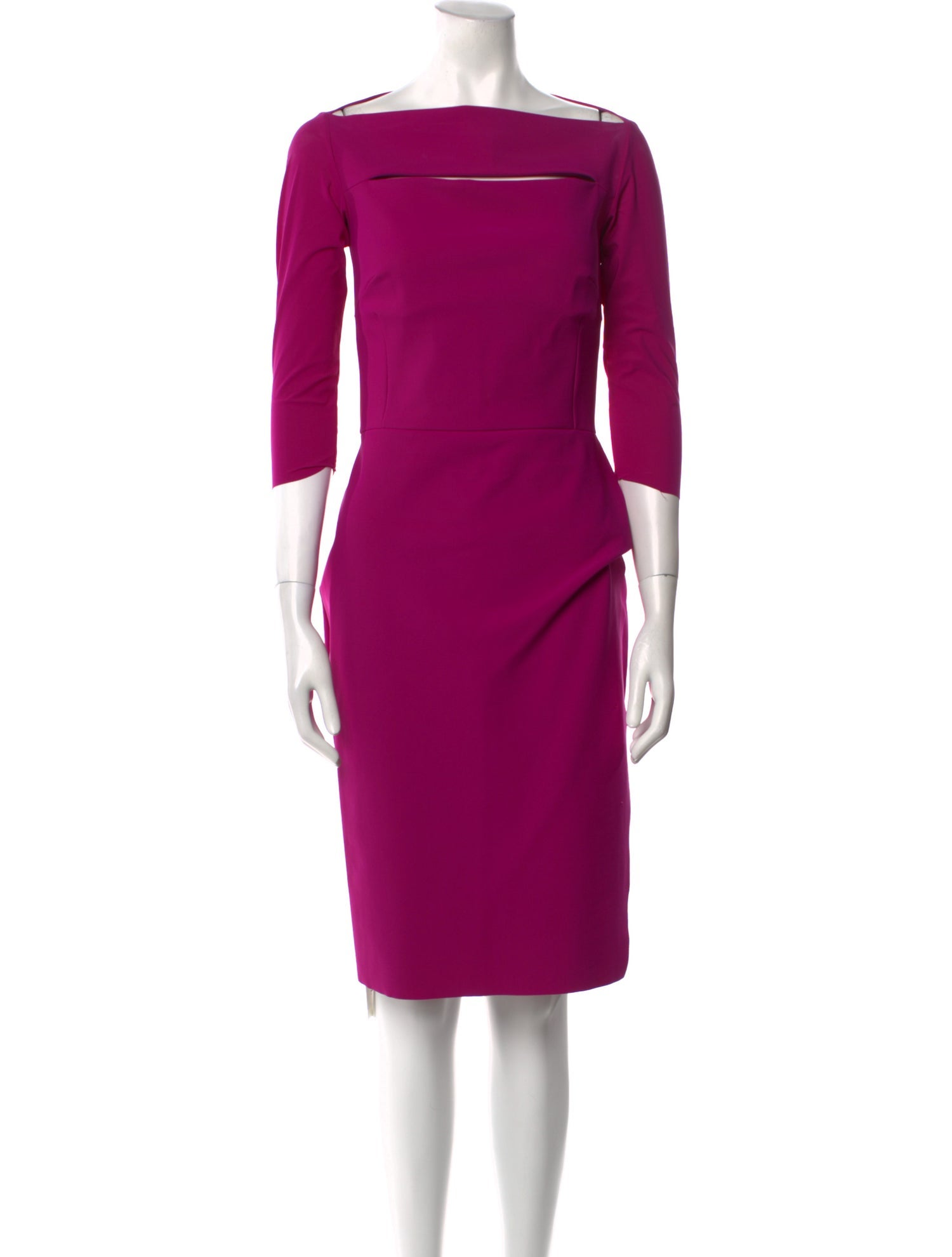 Chiara Boni Bateau Neckline Knee-Length Dress