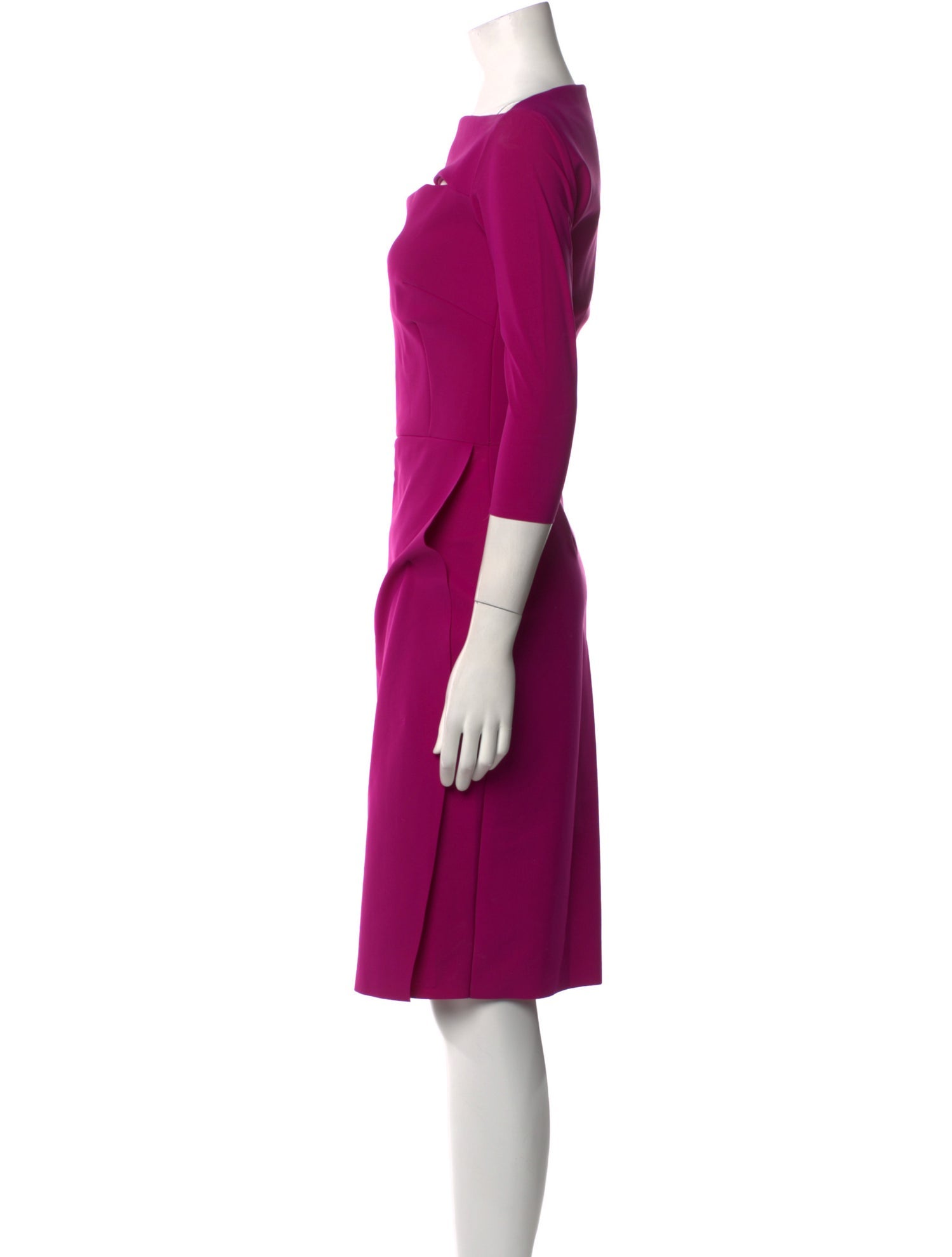 Chiara Boni Bateau Neckline Knee-Length Dress