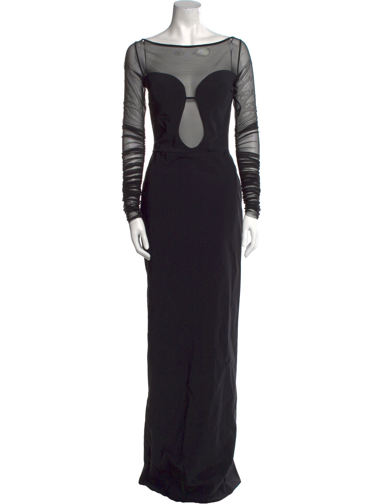 Chiara Boni Bateau Neckline Long Dress