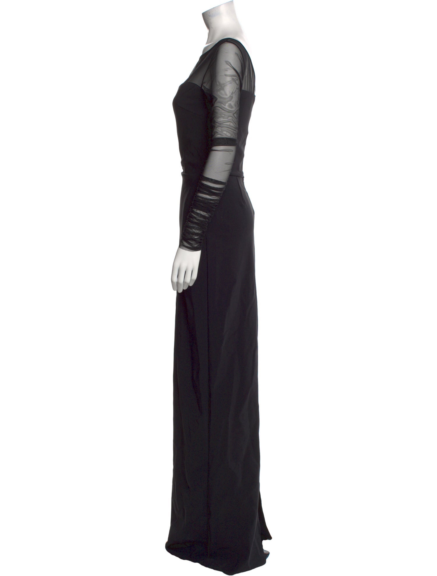 Chiara Boni Bateau Neckline Long Dress