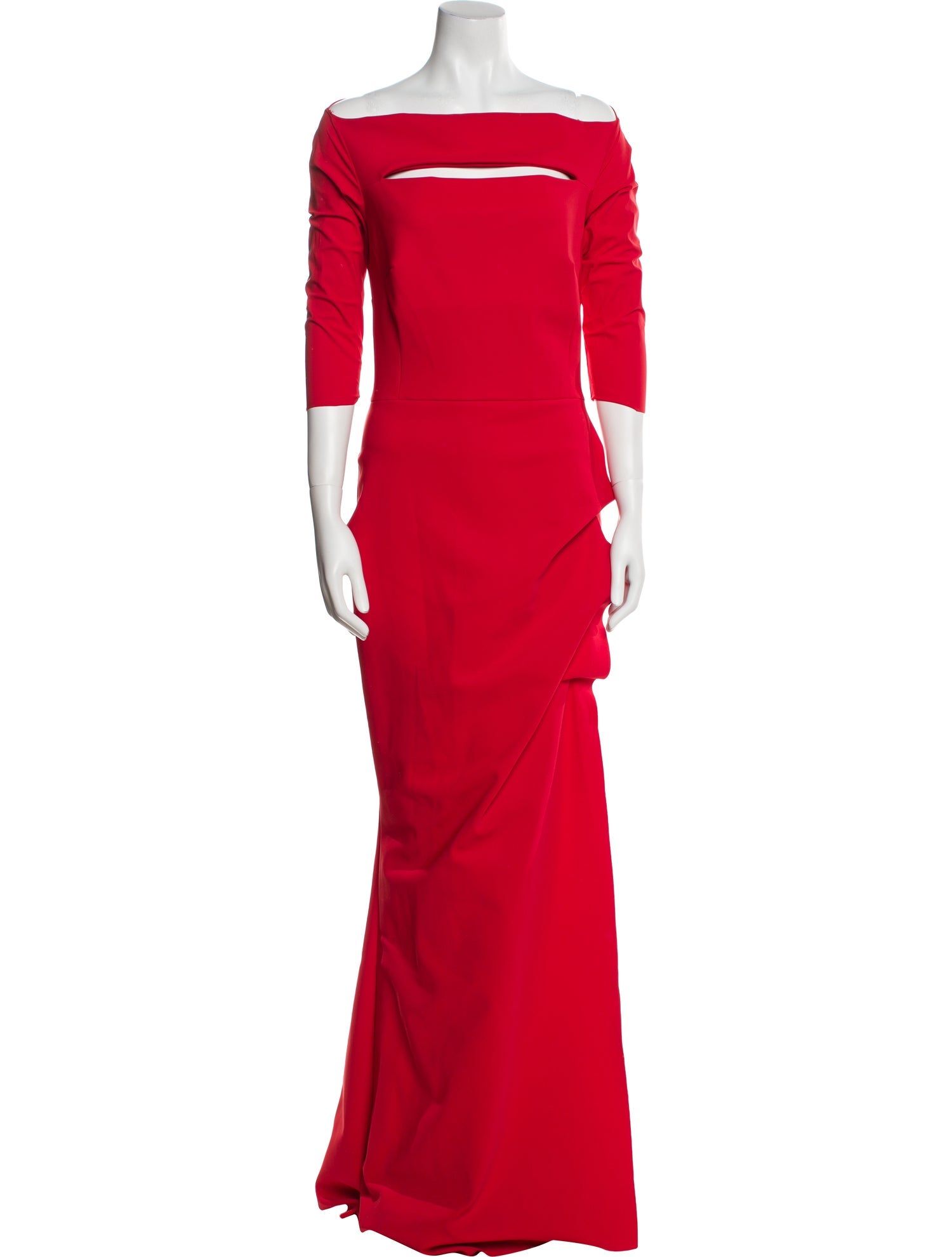 Chiara Boni Off-The-Shoulder Long Dress