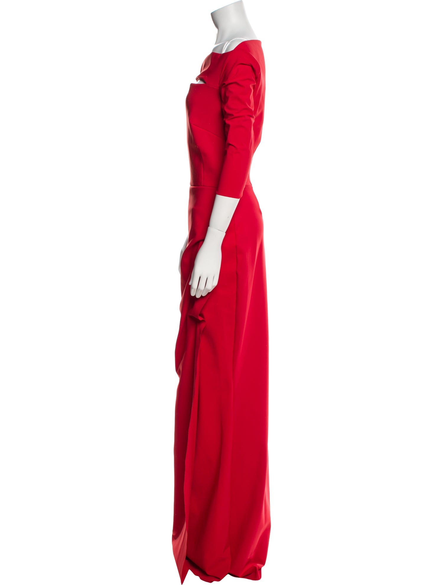 Chiara Boni Off-The-Shoulder Long Dress