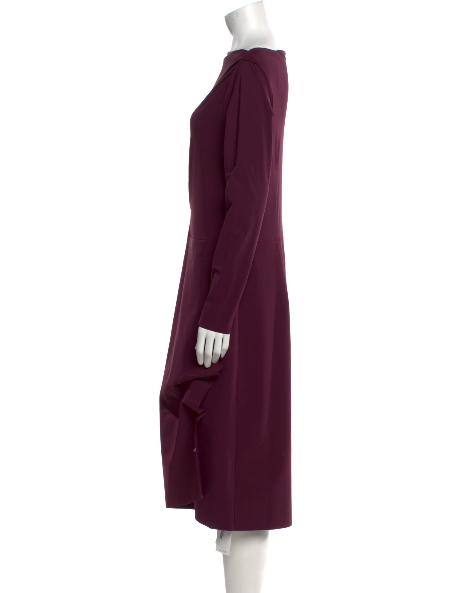 Chiara Boni Bateau Neckline Midi Length Dress