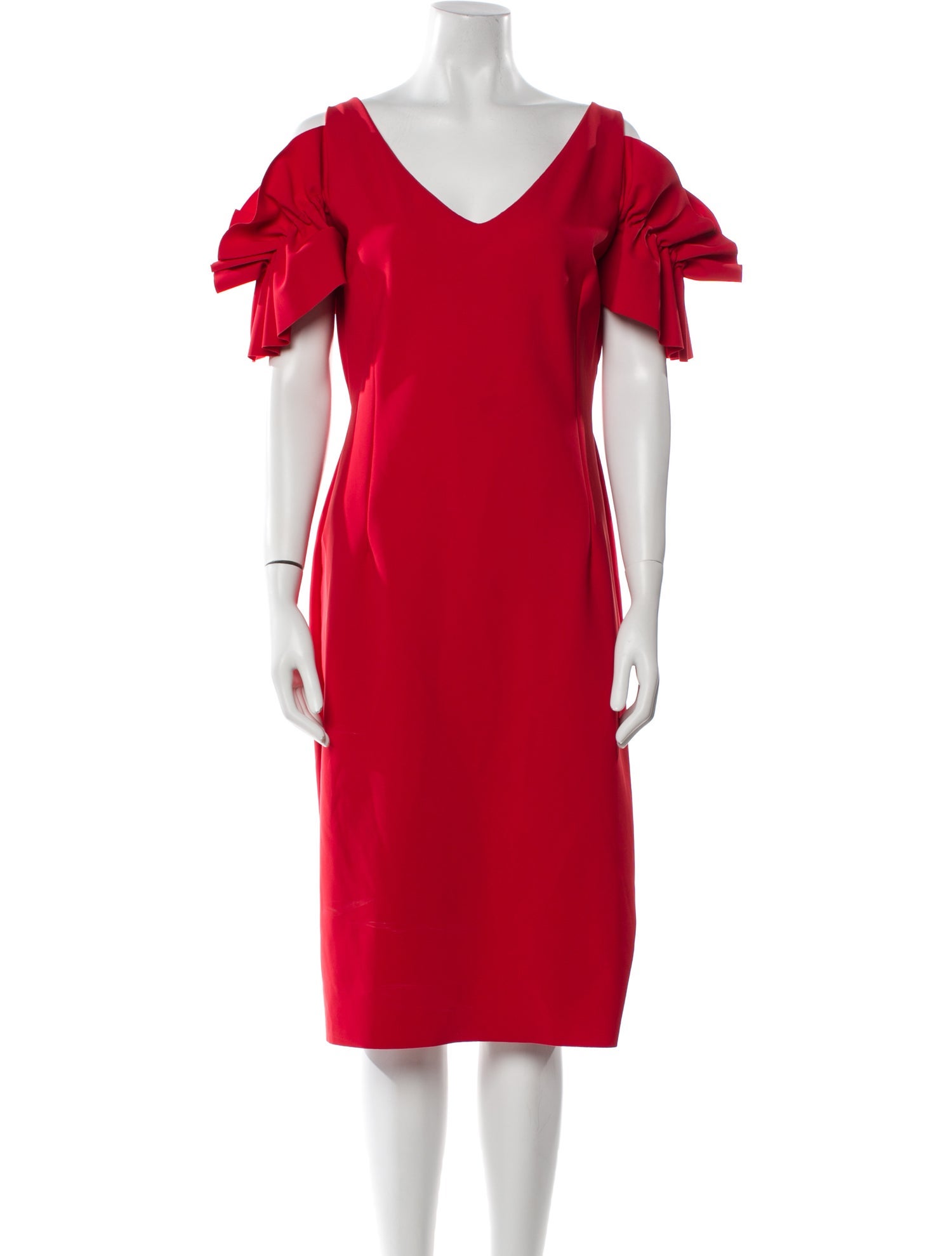Chiara Boni V-Neck Midi Length Dress