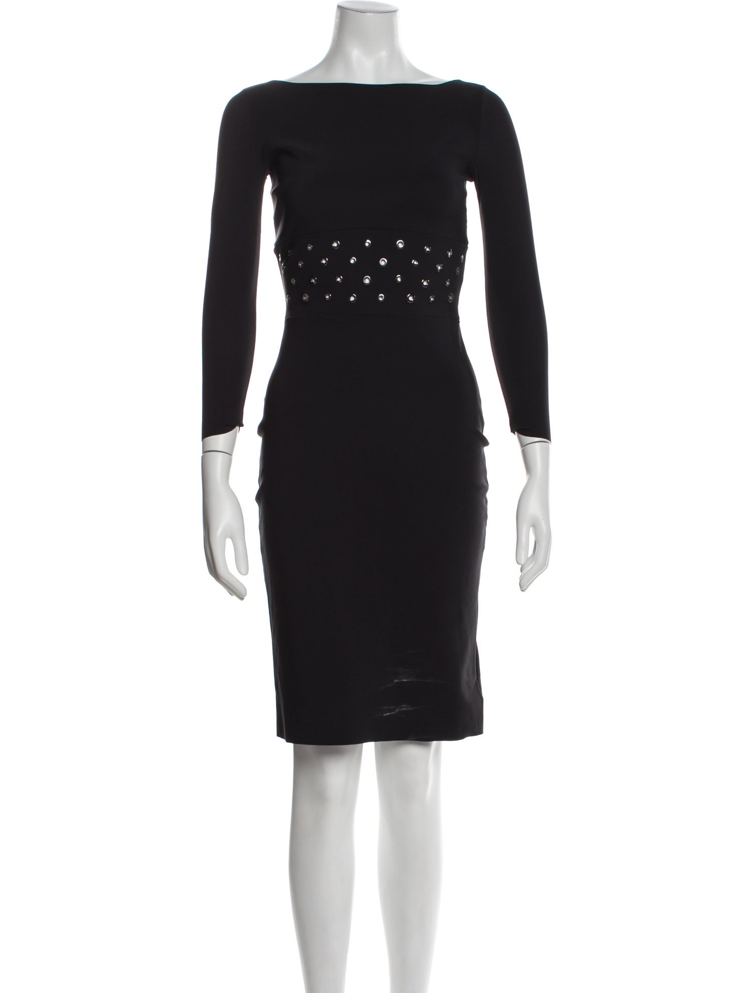 Chiara Boni Bateau Neckline Knee-Length Dress