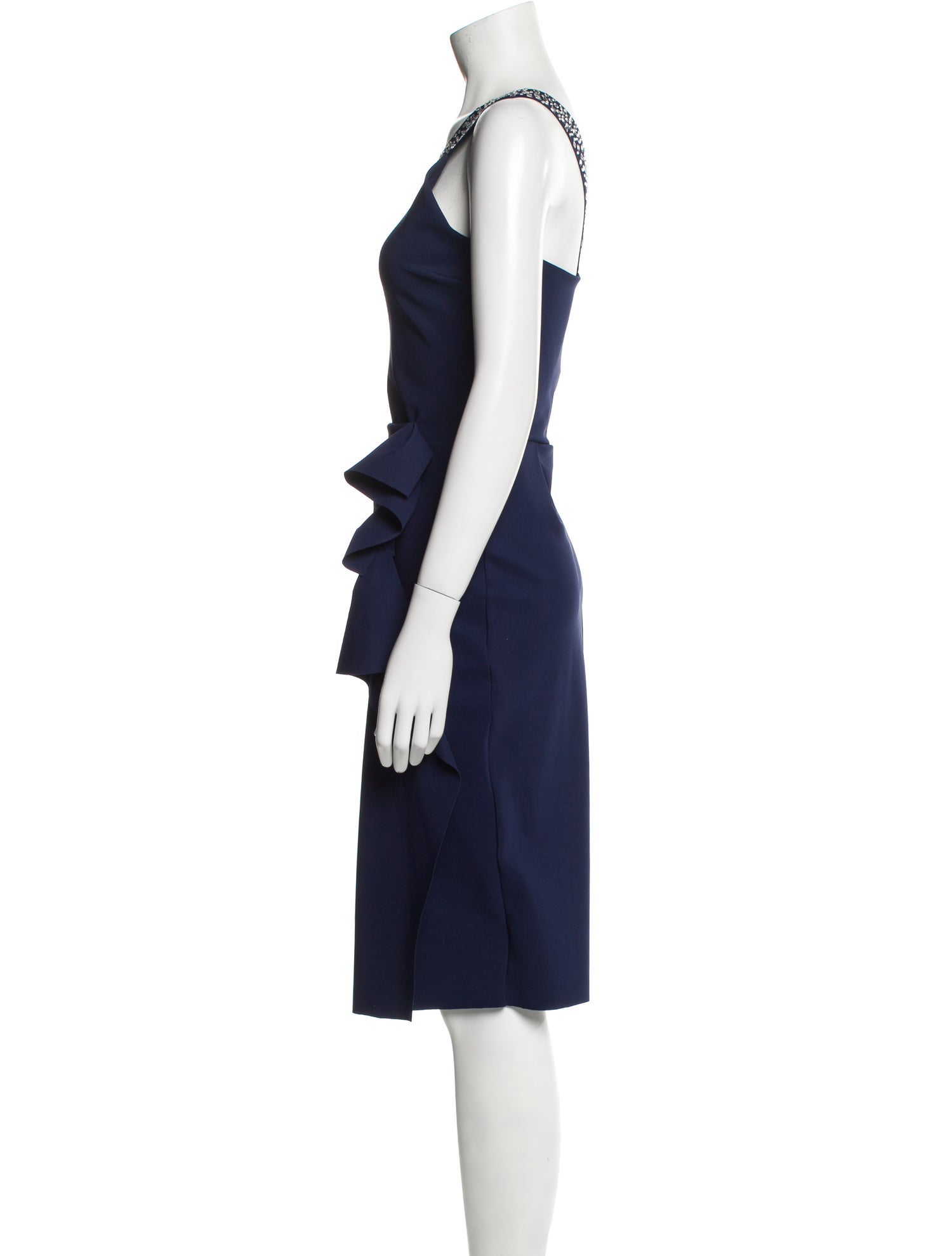 Chiara Boni Scoop Neck Knee-Length Dress