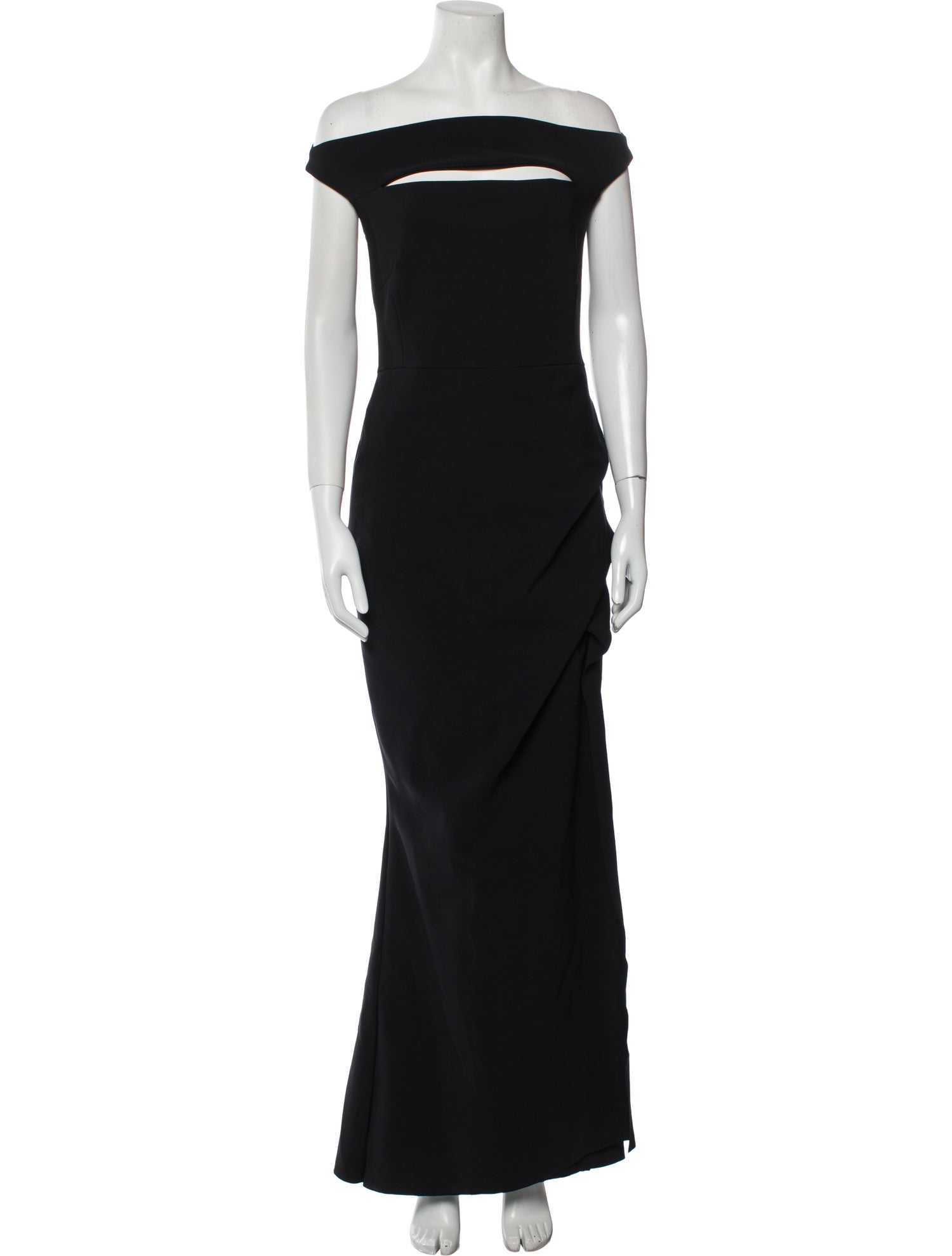 Chiara Boni Off-The-Shoulder Long Dress