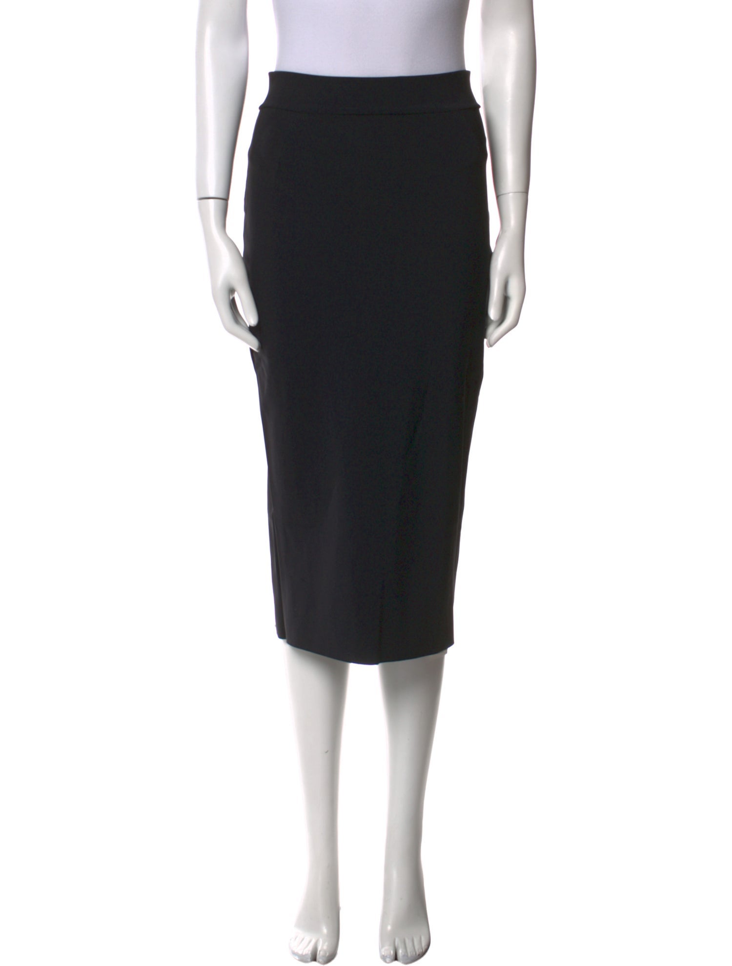 Chiara Boni Raw-Edge Trim Knee-Length Skirt