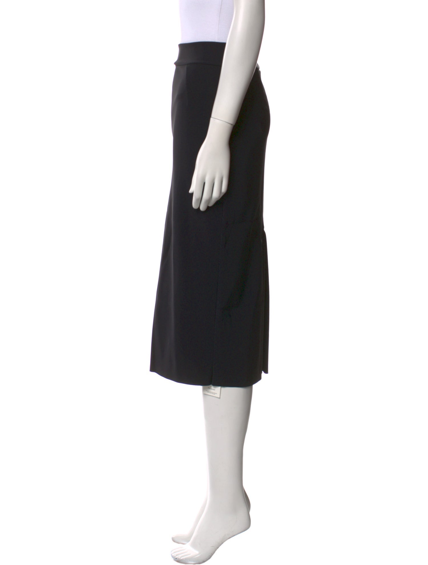 Chiara Boni Raw-Edge Trim Knee-Length Skirt