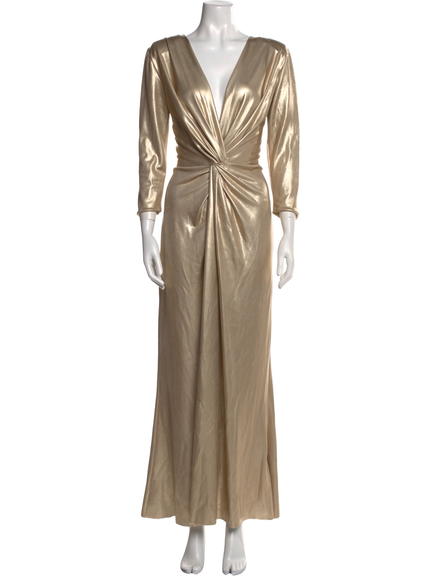 Chiara Boni V-Neck Long Dress