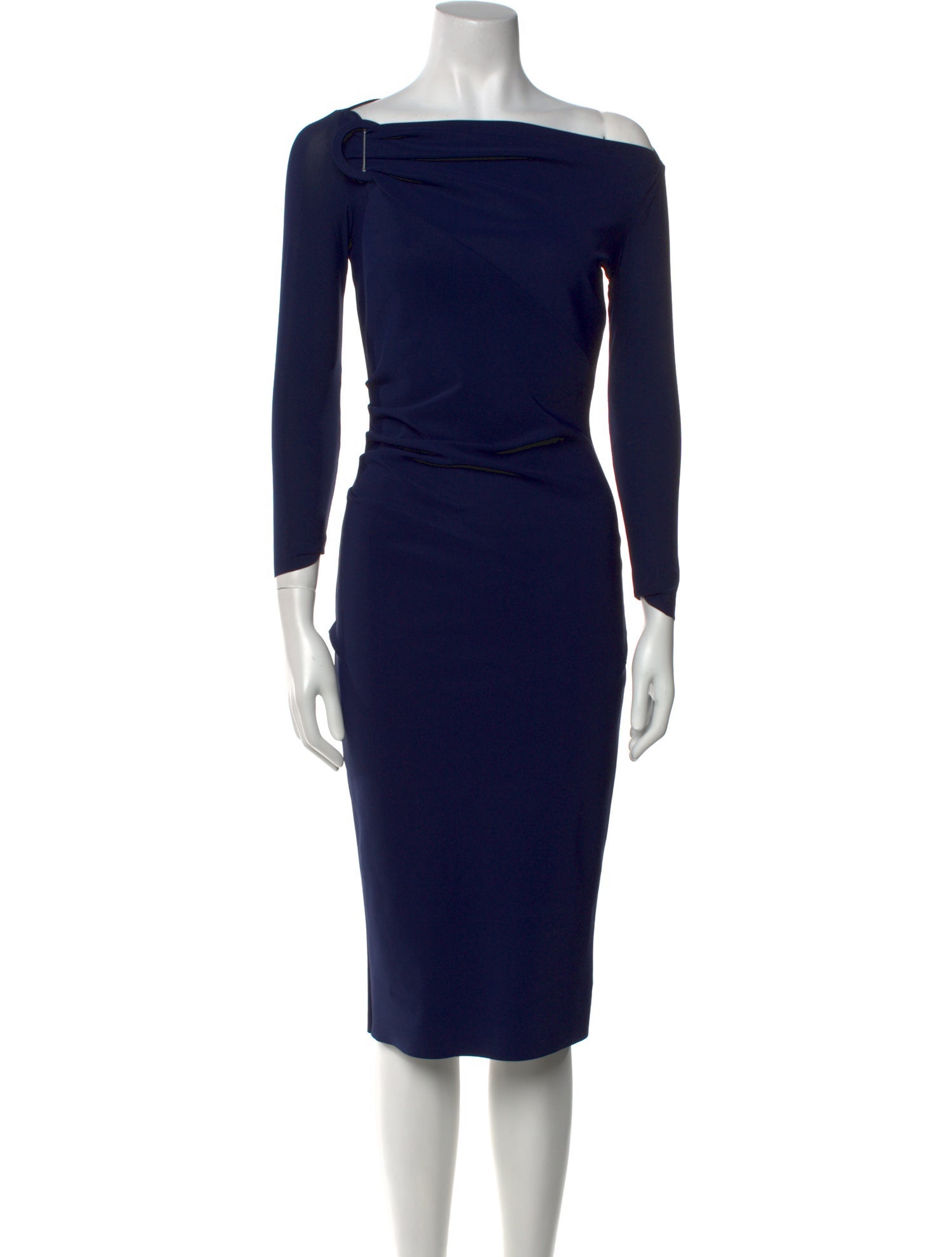 Chiara Boni Bateau Neckline Knee-Length Dress