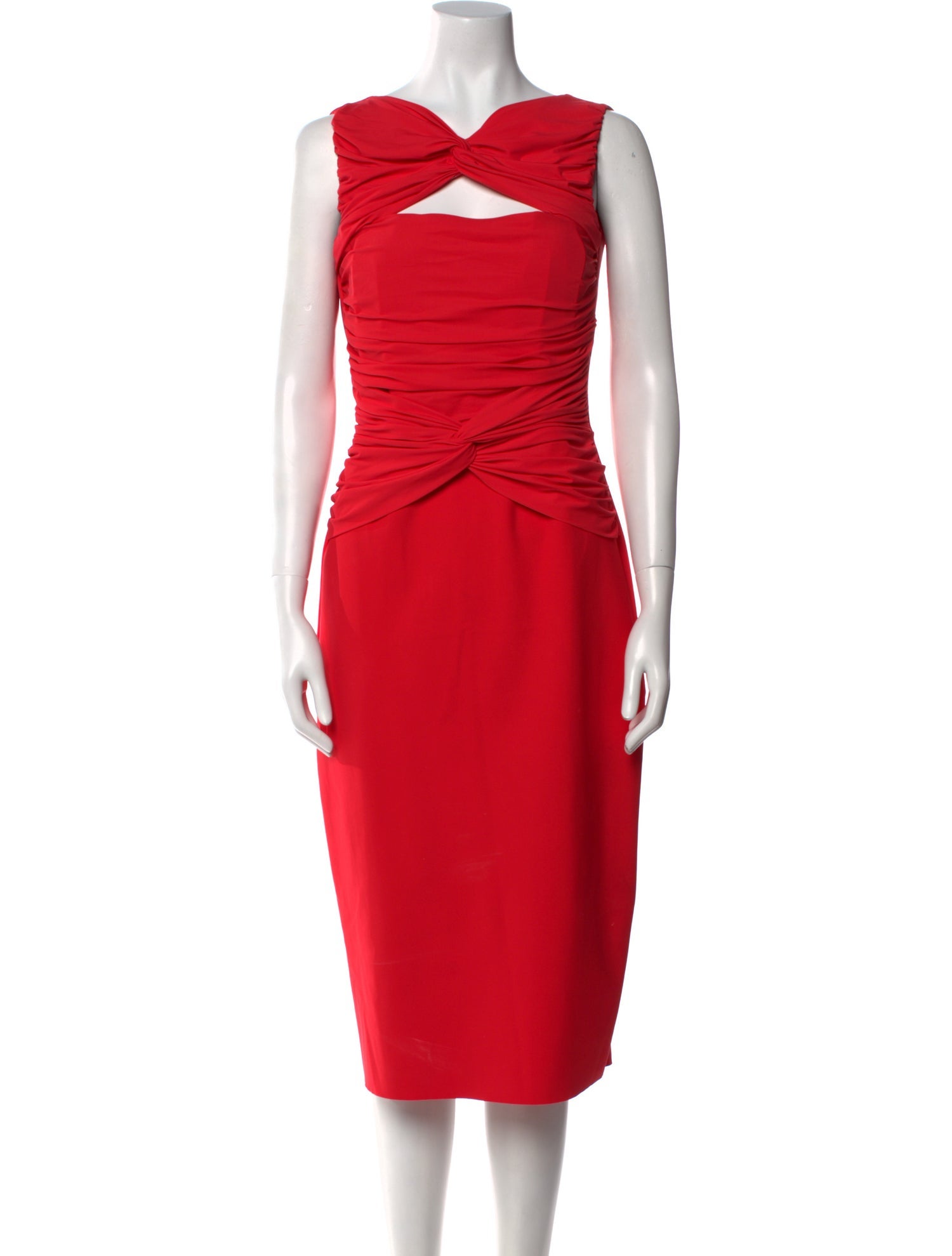 Chiara Boni V-Neck Midi Length Dress