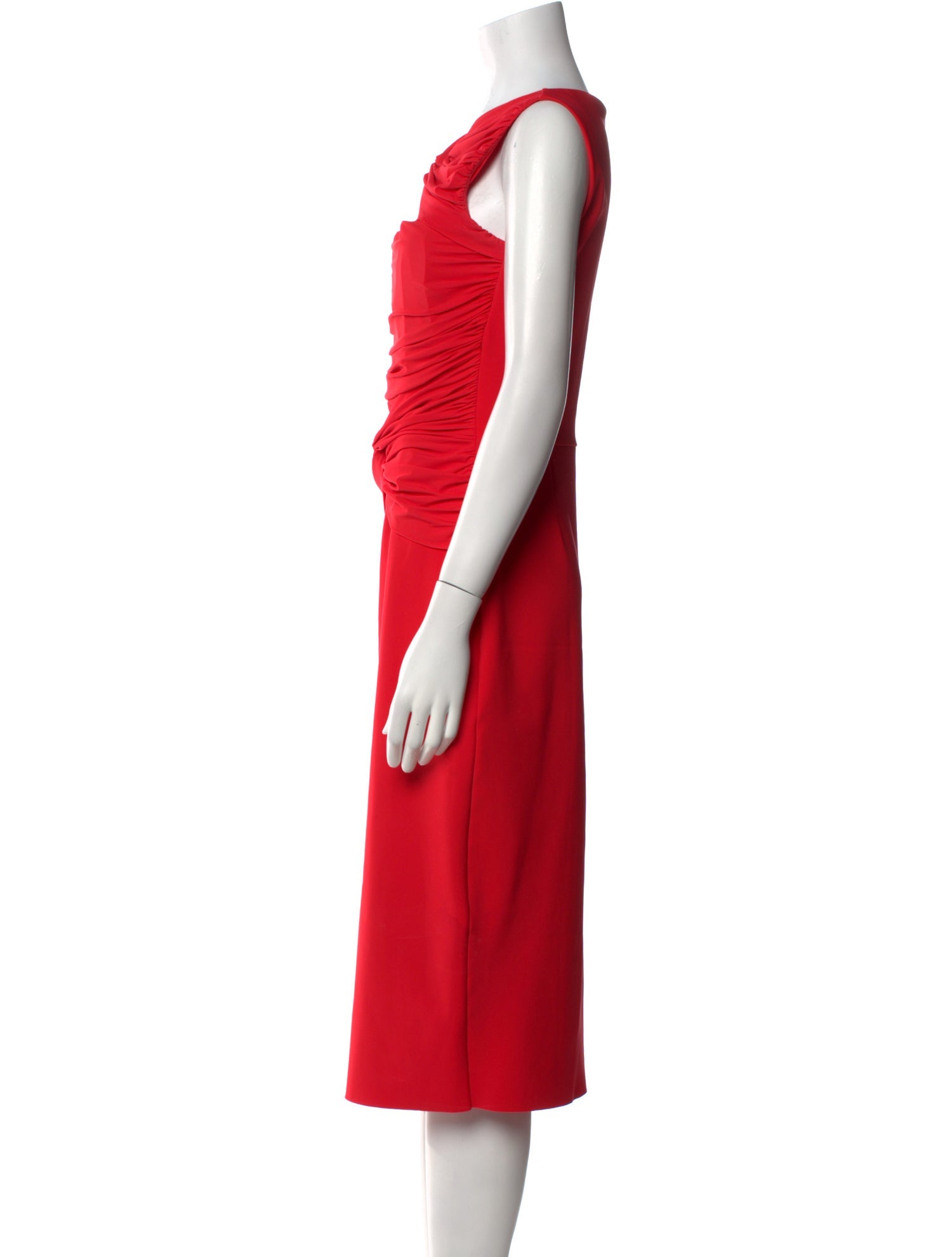 Chiara Boni V-Neck Midi Length Dress