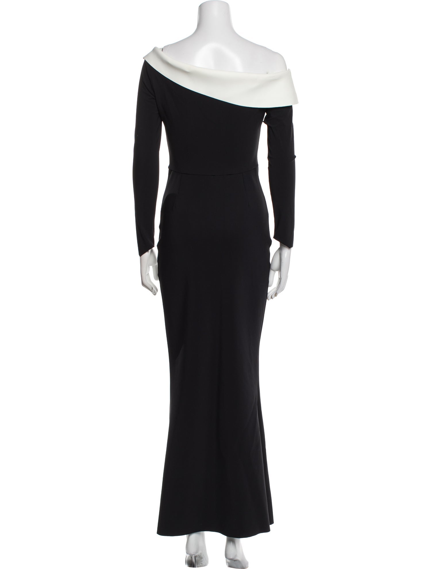 Chiara Boni Off-The-Shoulder Long Dress