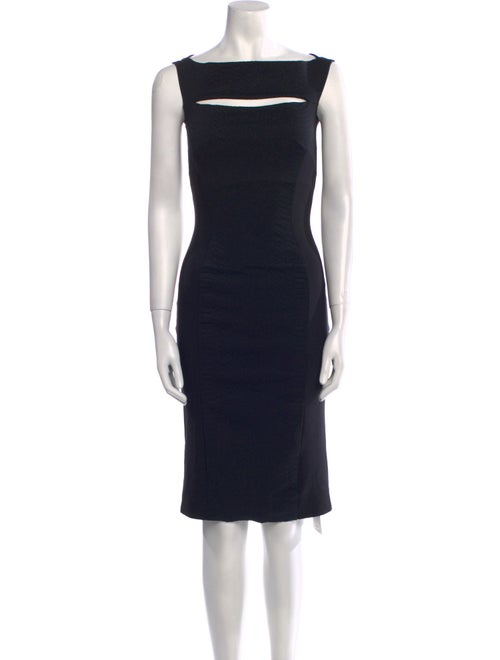 Chiara Boni Bateau Neckline Knee-Length Dress