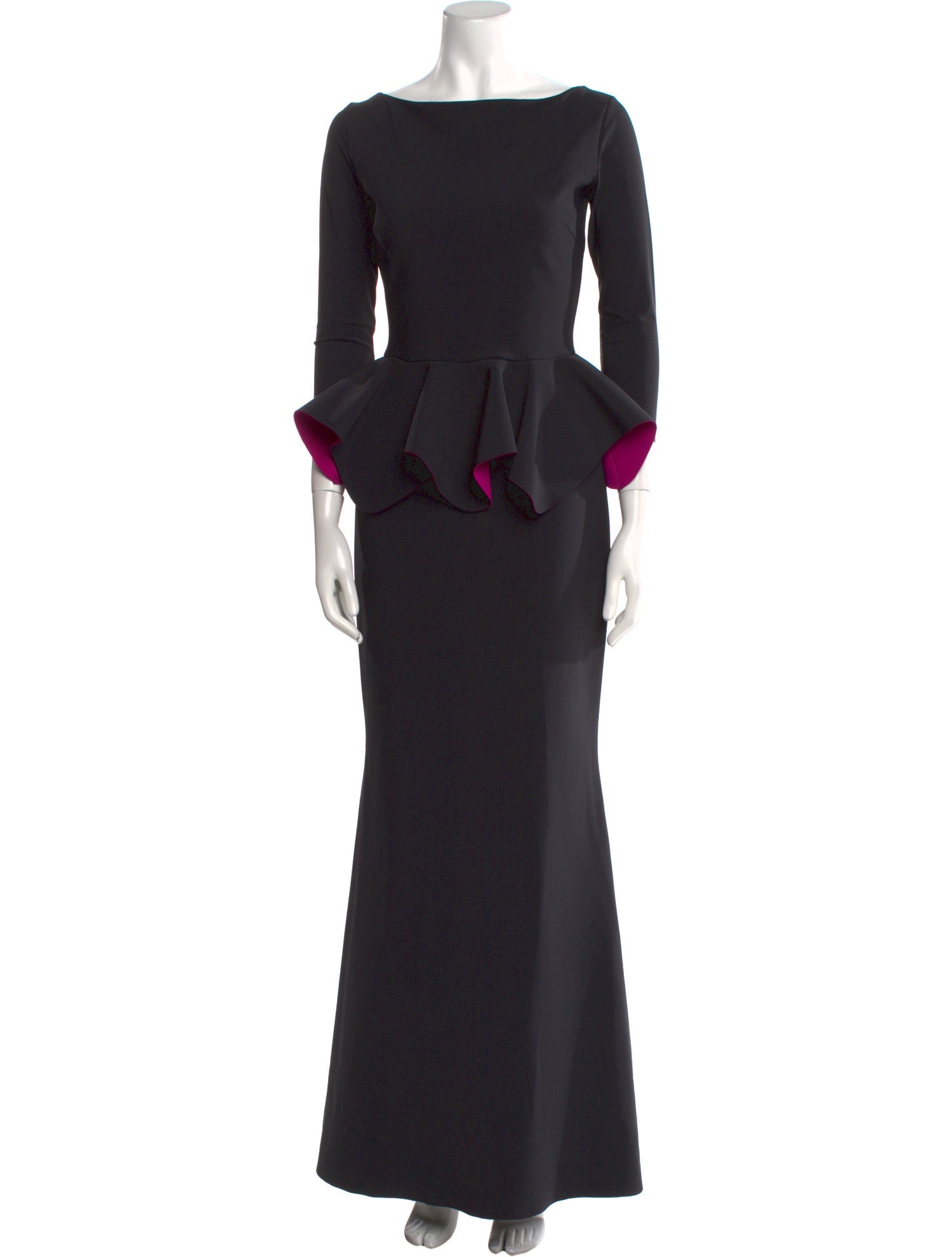 Chiara Boni Bateau Neckline Long Dress