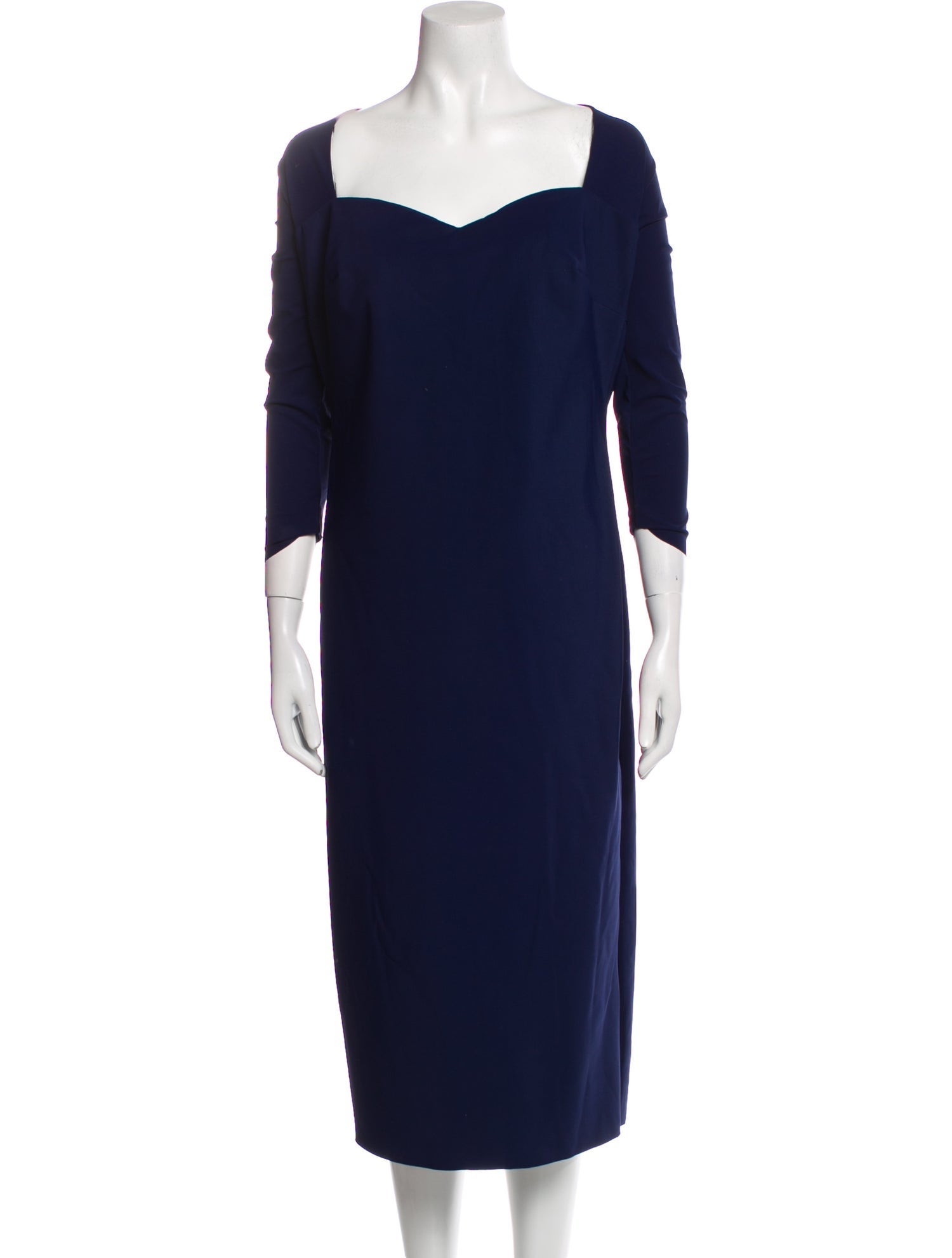 Chiara Boni Square Neckline Midi Length Dress