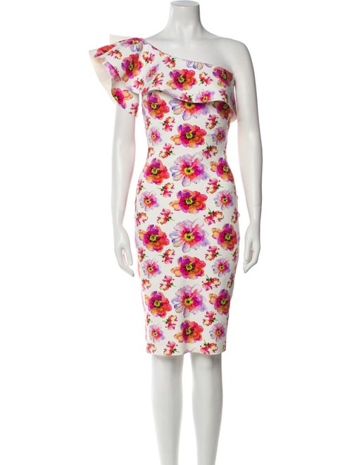 Chiara Boni Floral Print Knee-Length Dress