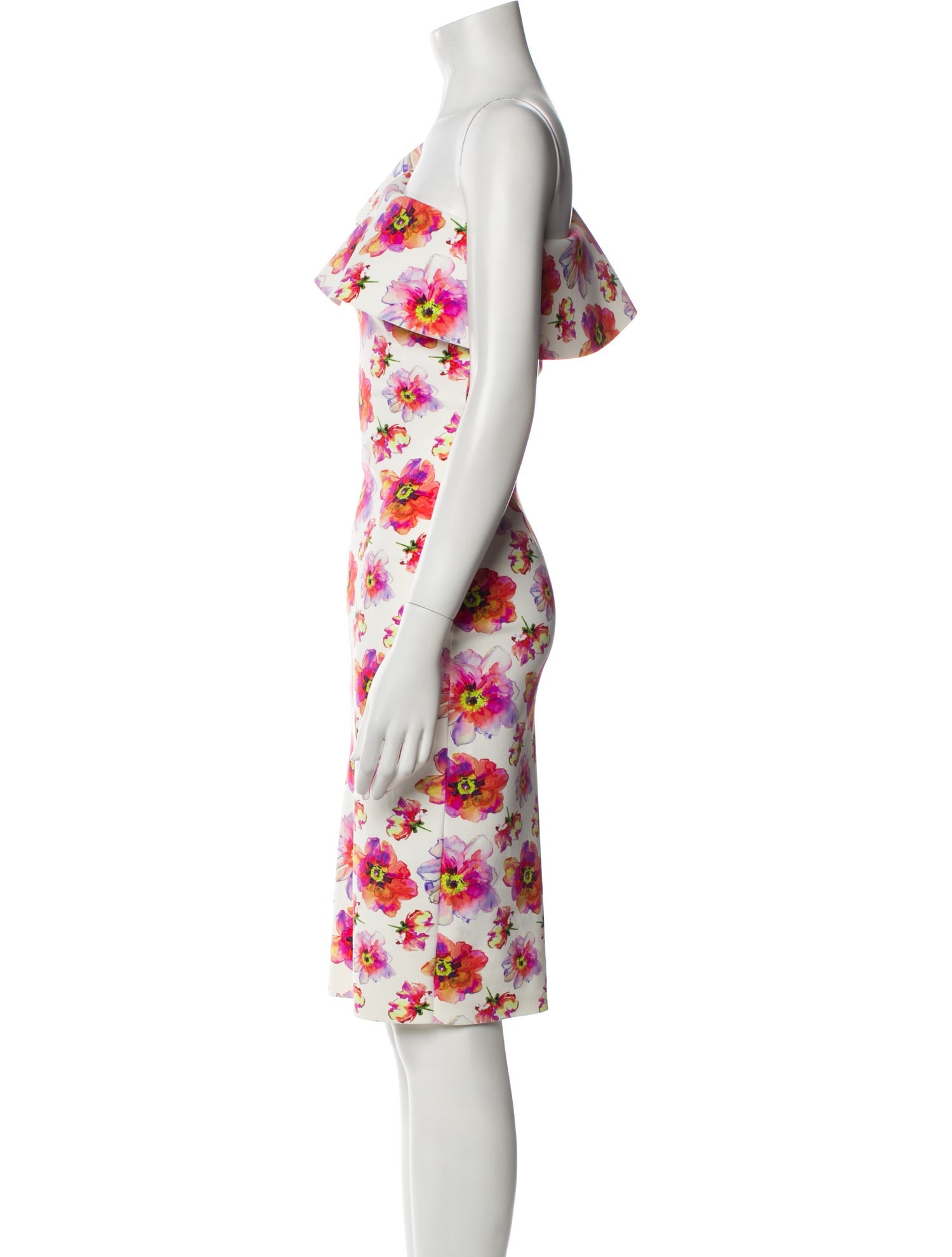 Chiara Boni Floral Print Knee-Length Dress