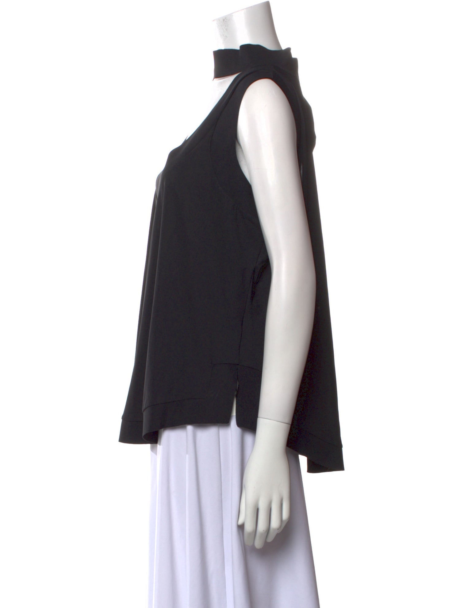 Chiara Boni Cowl Neck Sleeveless Top