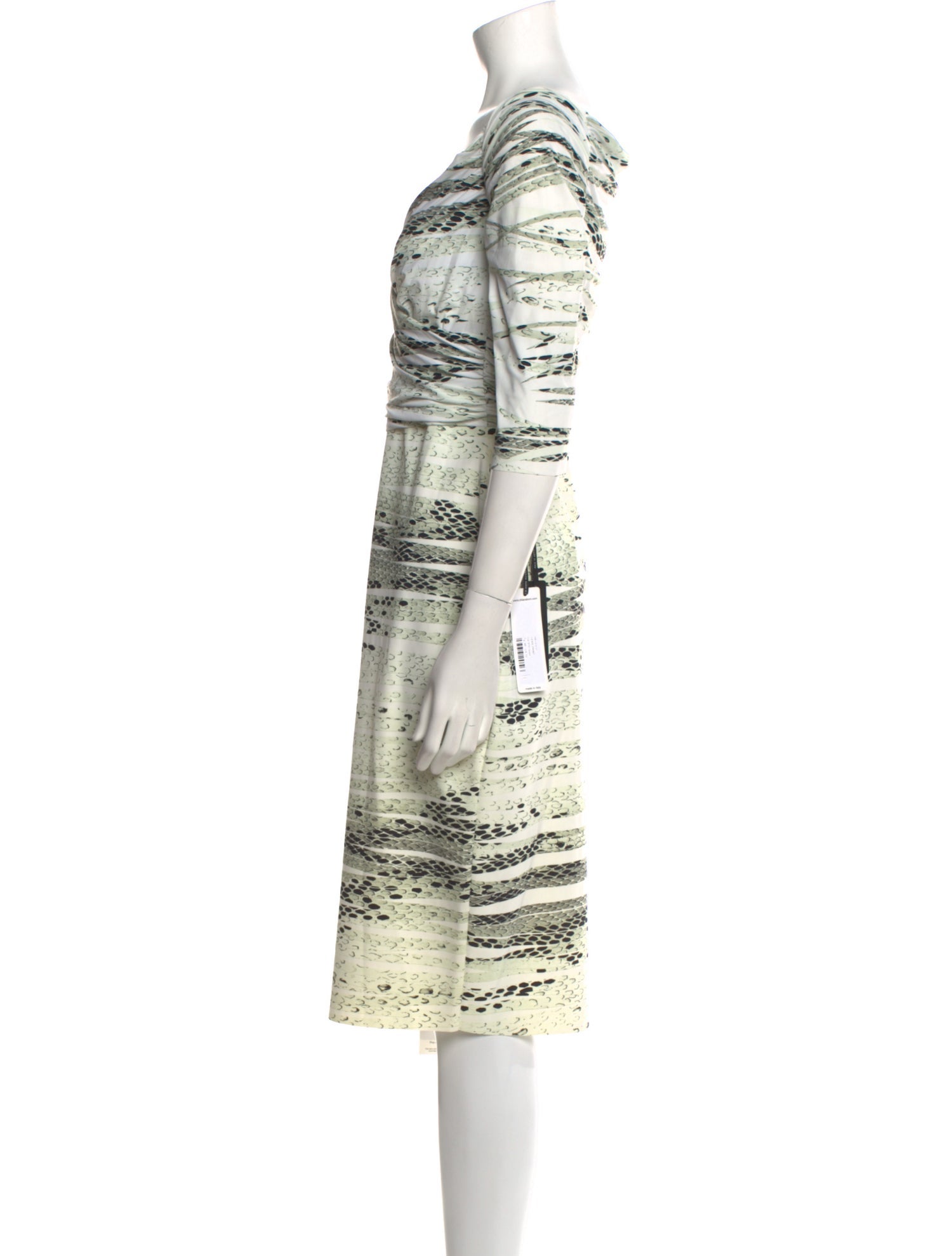 Chiara Boni Printed Knee-Length Dress w/ Tags
