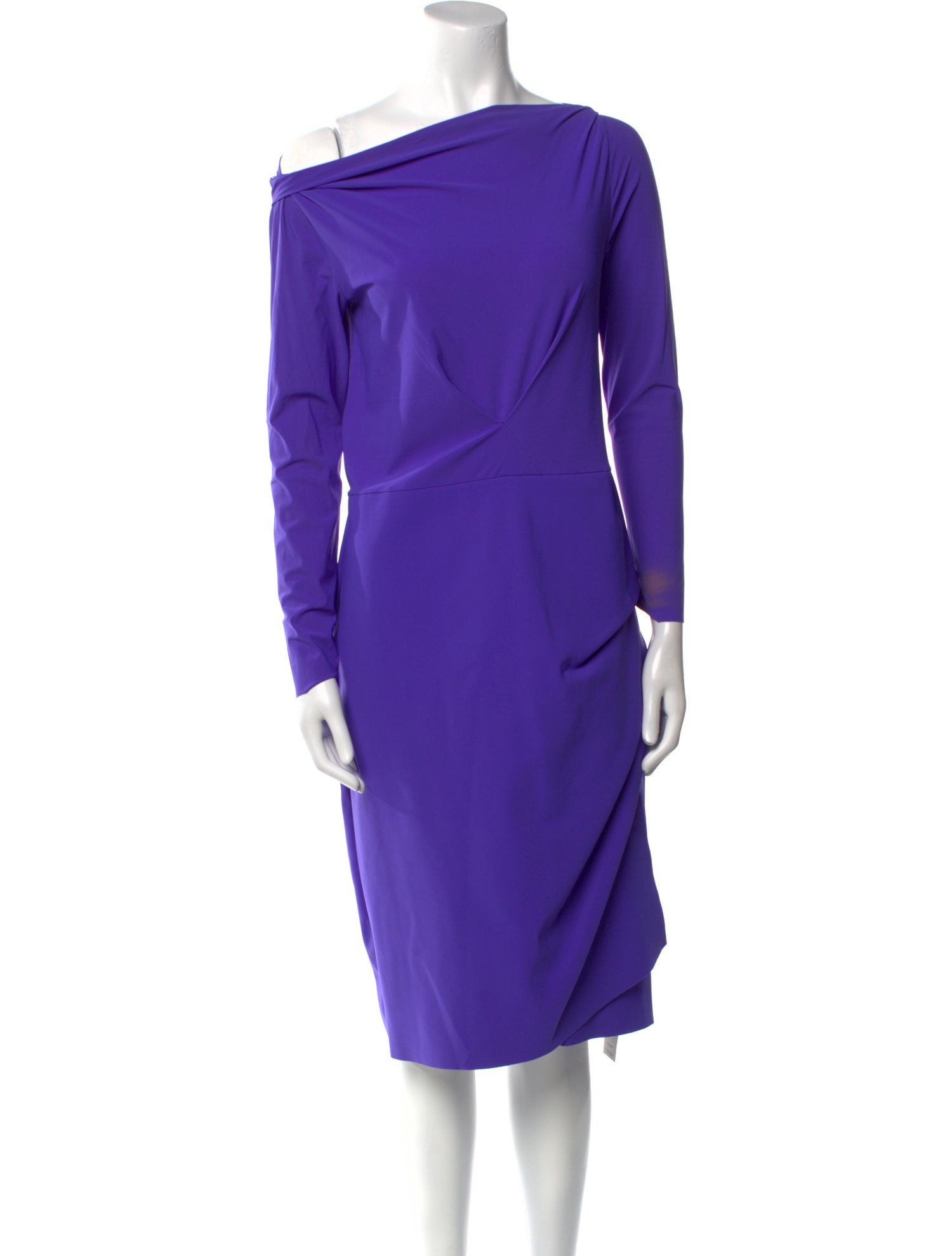 Chiara Boni One-Shoulder Knee-Length Dress