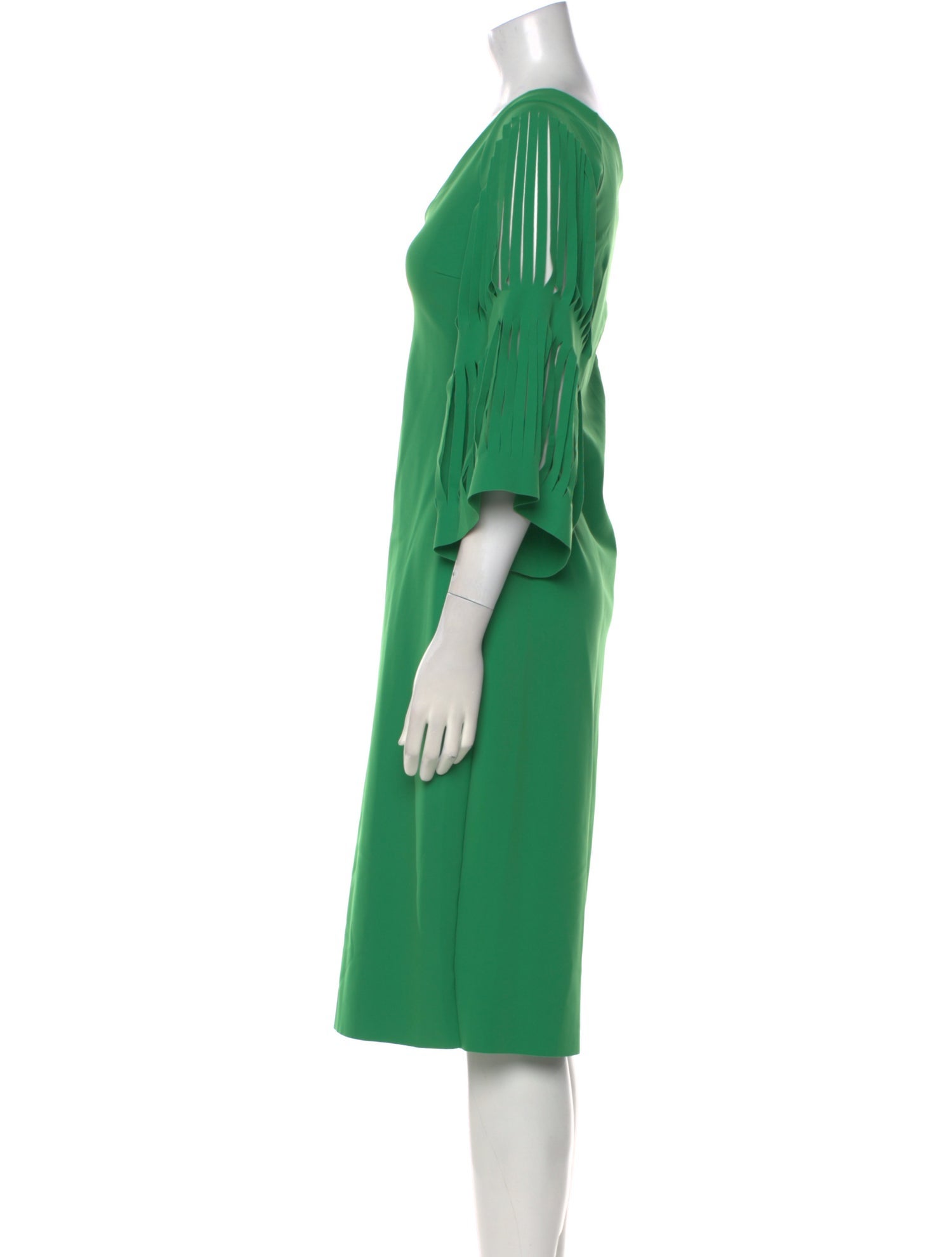 Chiara Boni Cowl Neck Midi Length Dress