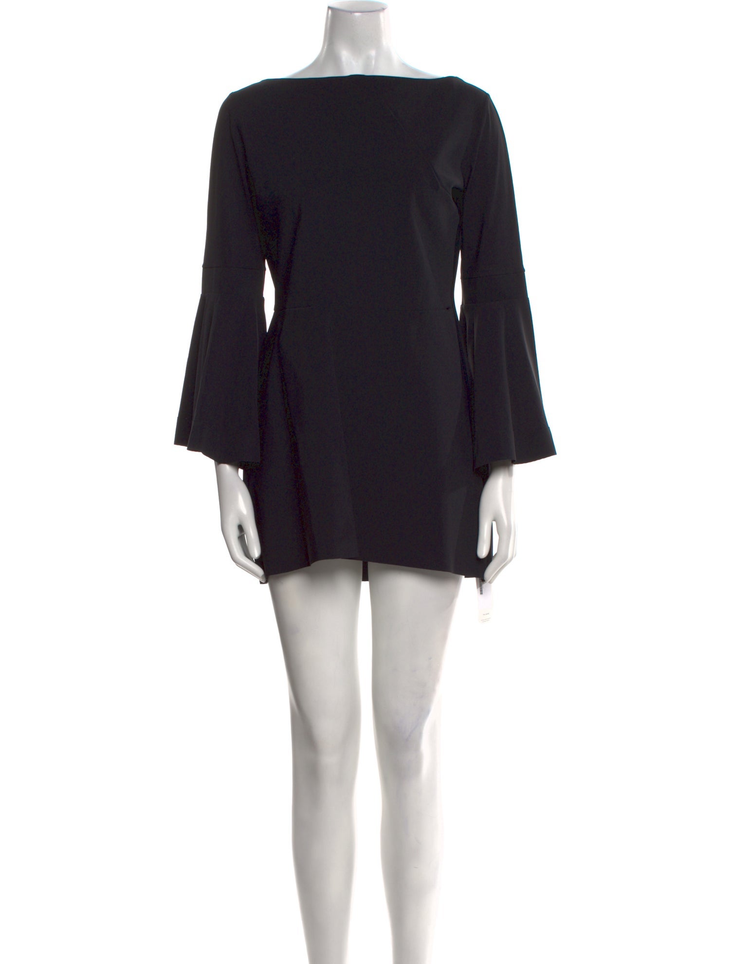 Chiara Boni Bateau Neckline Mini Dress