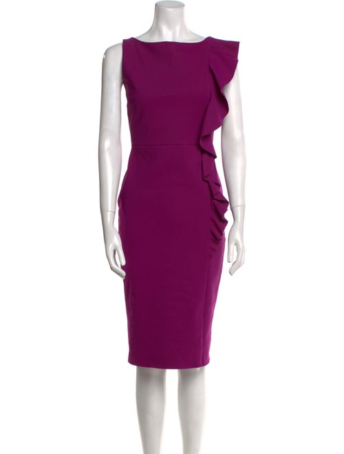 Chiara Boni Bateau Neckline Knee-Length Dress