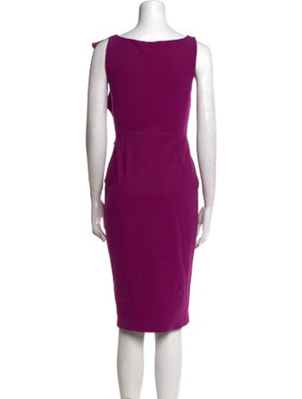 Chiara Boni Bateau Neckline Knee-Length Dress