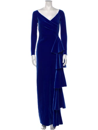 Chiara Boni V-Neck Long Dress