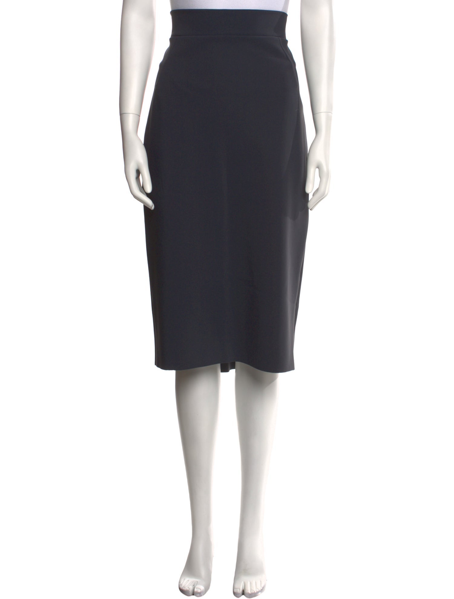 Chiara Boni Raw-Edge Trim Knee-Length Skirt
