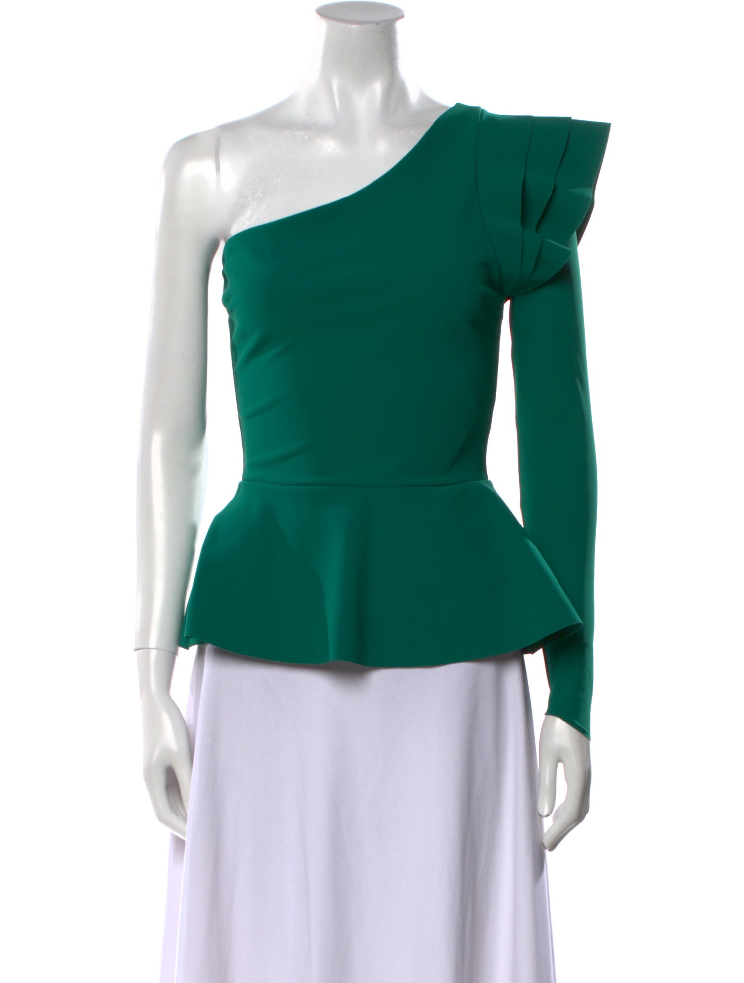 Chiara Boni One-Shoulder Long Sleeve Top