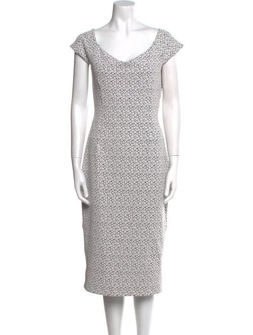 Chiara Boni V-Neck Midi Length Dress