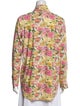 Chiara Boni Floral Print Long Sleeve Button-Up Top