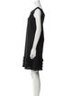 Chiara Boni Bateau Neckline Mini Dress
