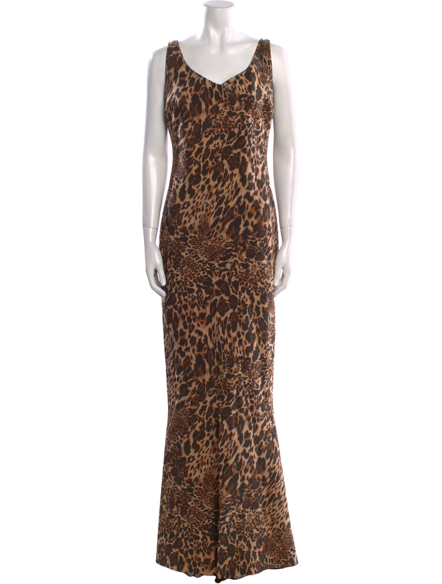 Chiara Boni Animal Print Long Dress