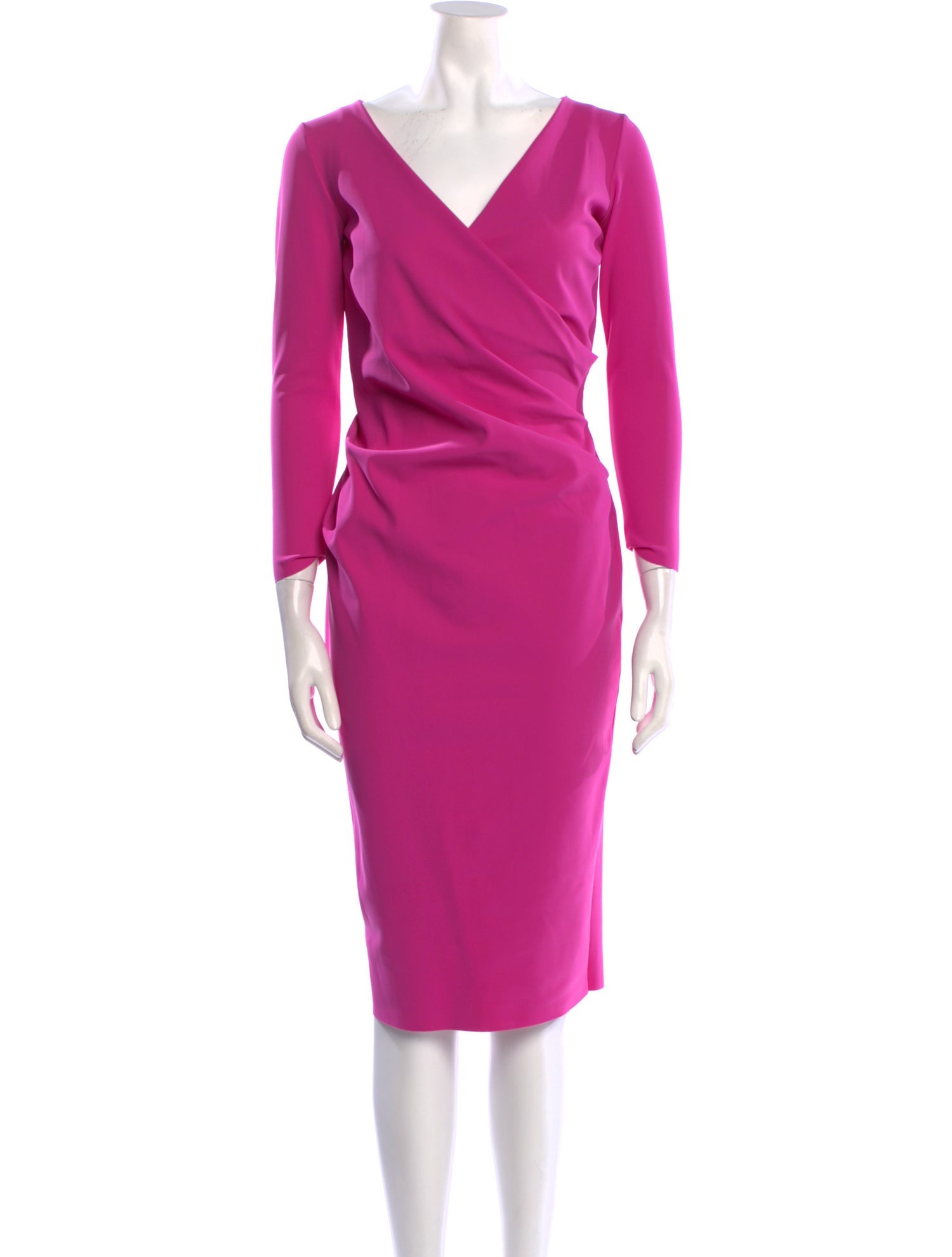 Chiara Boni V-Neck Midi Length Dress