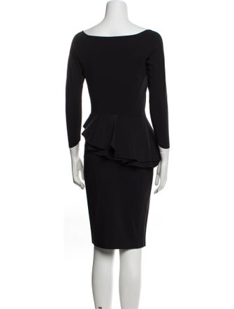 Chiara Boni Bateau Neckline Knee-Length Dress