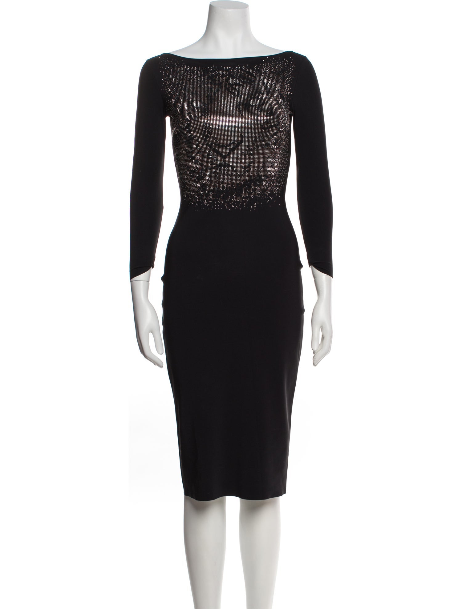 Chiara Boni Bateau Neckline Knee-Length Dress