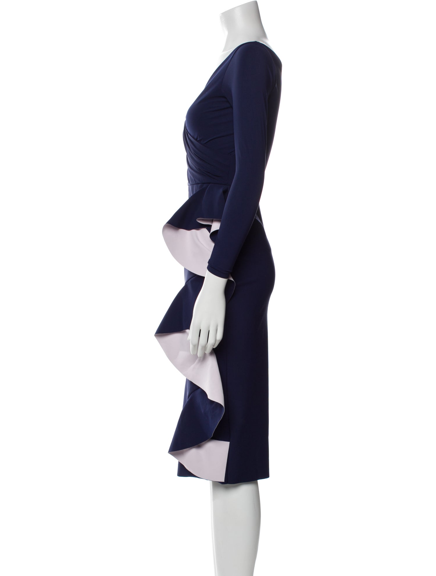 La Petite Robe di Chiara Boni V-Neck Midi Length Dress