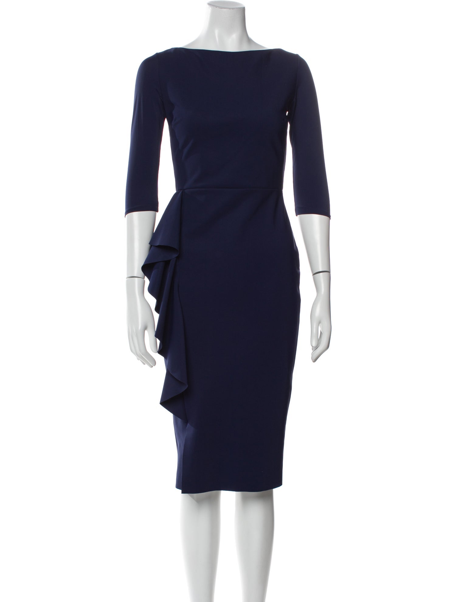 La Petite Robe di Chiara Boni Bateau Neckline Midi Length Dress