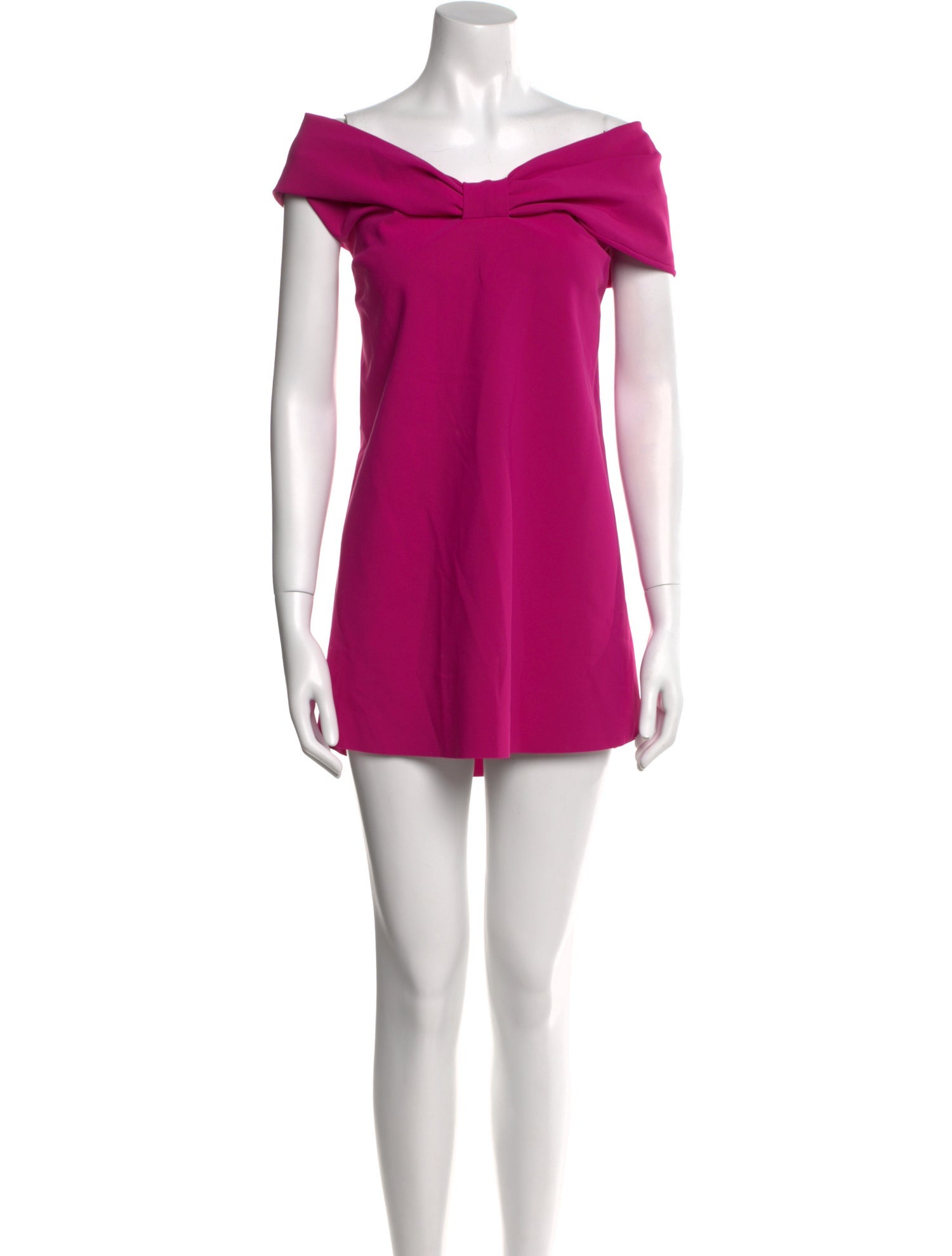 Chiara Boni Off-The-Shoulder Mini Dress