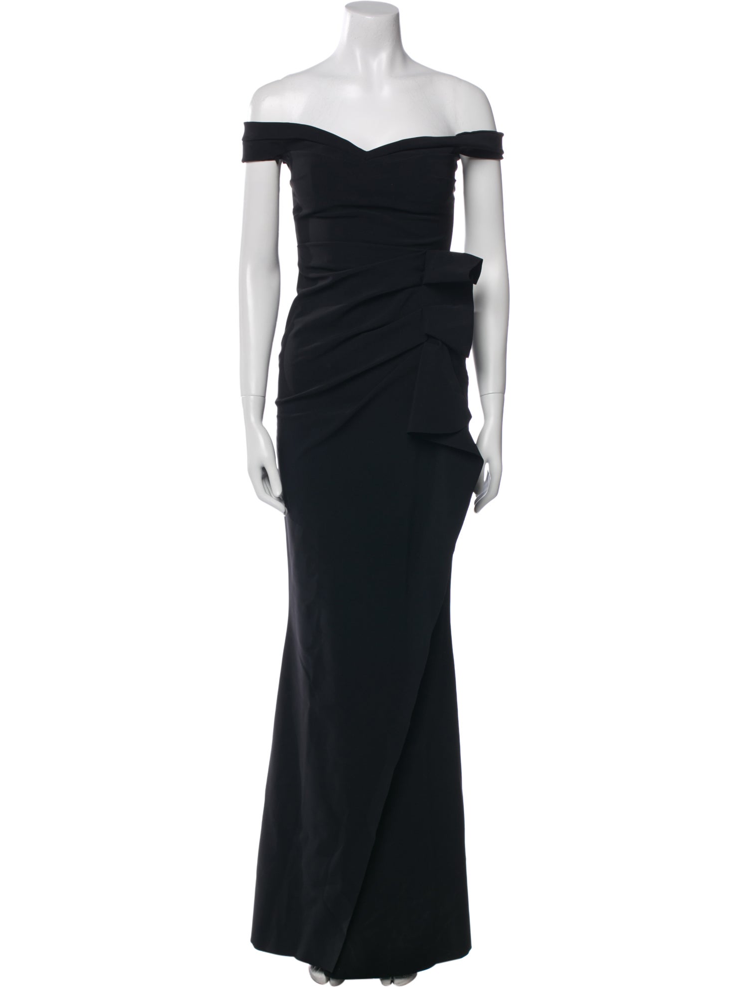 Chiara Boni Off-The-Shoulder Long Dress