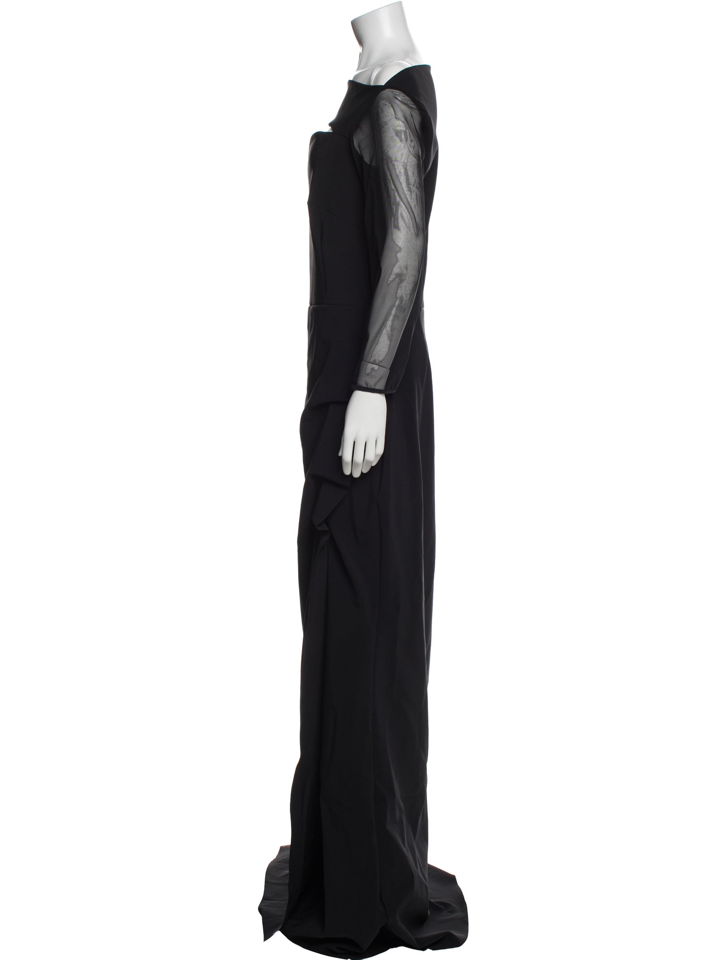 Chiara Boni Off-The-Shoulder Long Dress