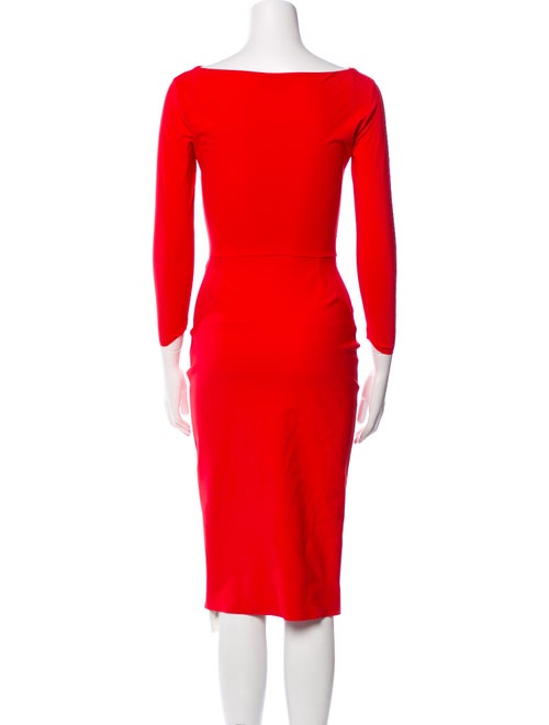 Chiara Boni Bateau Neckline Midi Length Dress