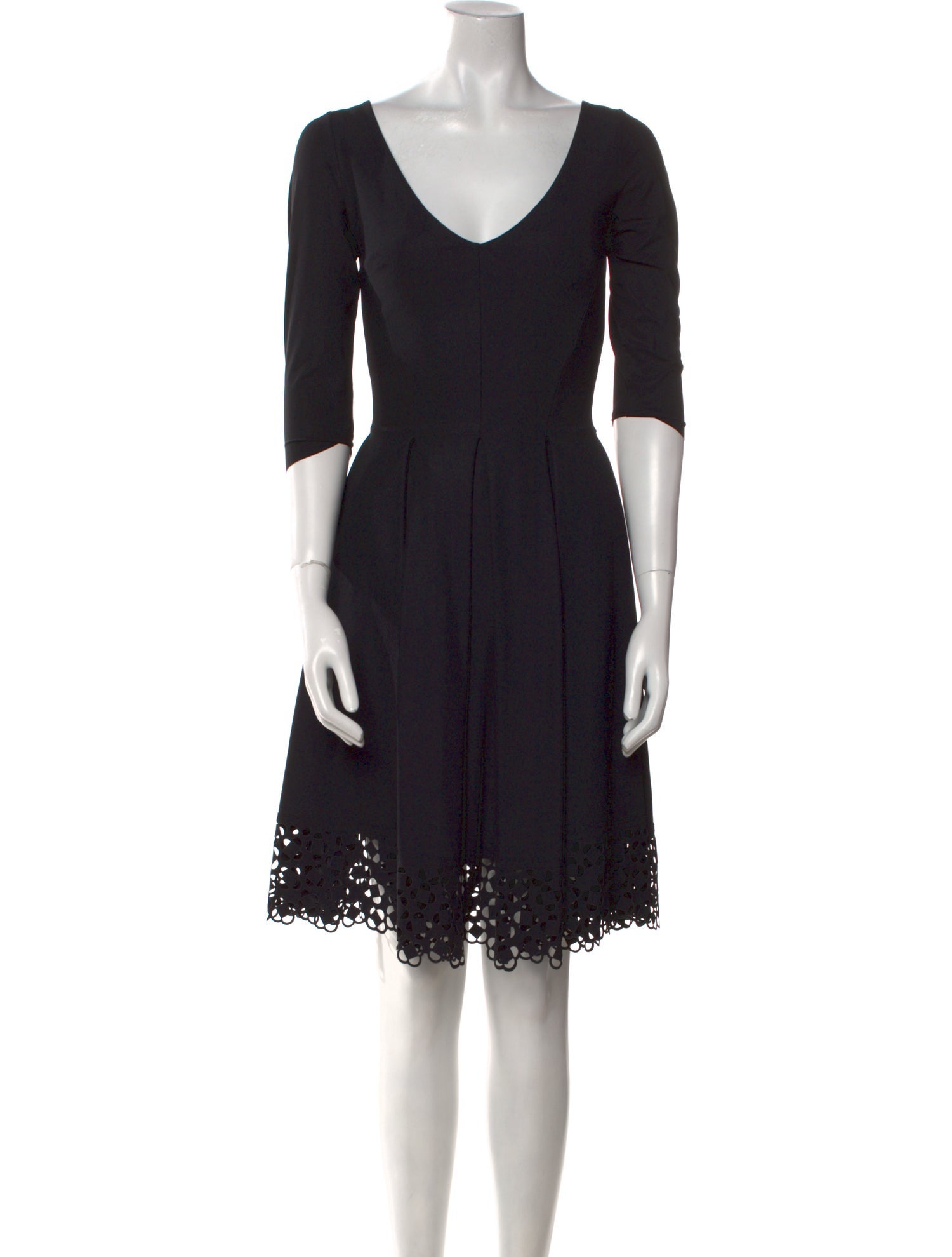 Chiara Boni V-Neck Knee-Length Dress