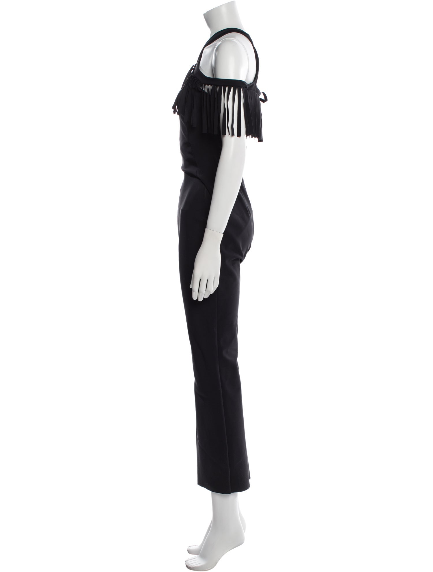 Chiara Boni Nylon V-Neck Jumpsuit