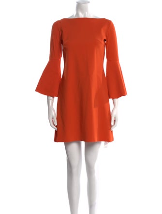 Chiara Boni Bateau Neckline Mini Dress